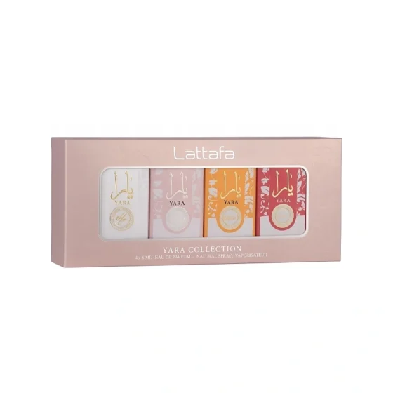 Kit Perfume Feminino Lattafa Yara Collection EDP 5 ml - 4 Unidades
