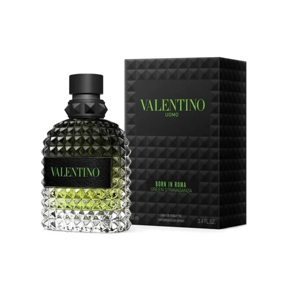 Perfume Masculino Valentino Uomo Born In Roma Green Stravaganza EDT 100 ml