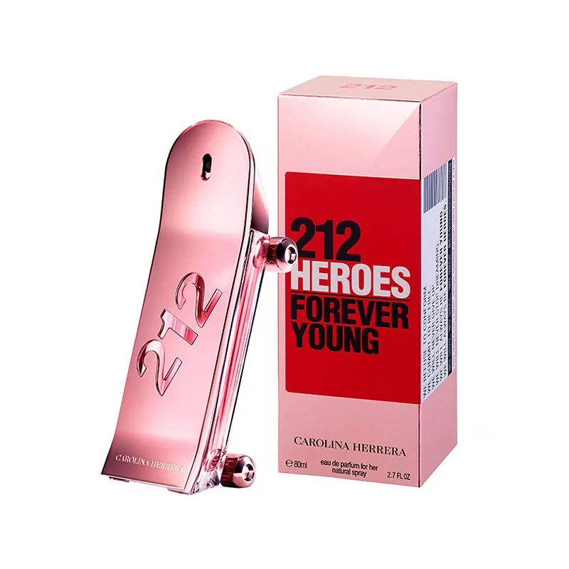 Perfume Feminino Carolina Herrera 212 Heroes Forever Young EDP 80 ml