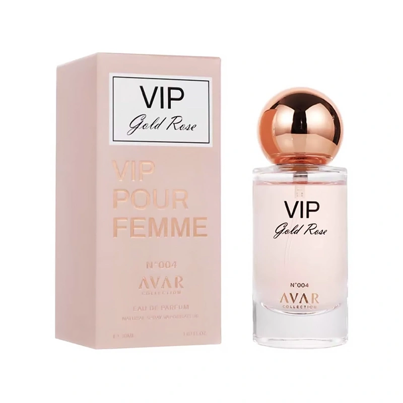 Perfume Feminino Avar Collection Vip Gold Rose N°004 EDP 30 ml