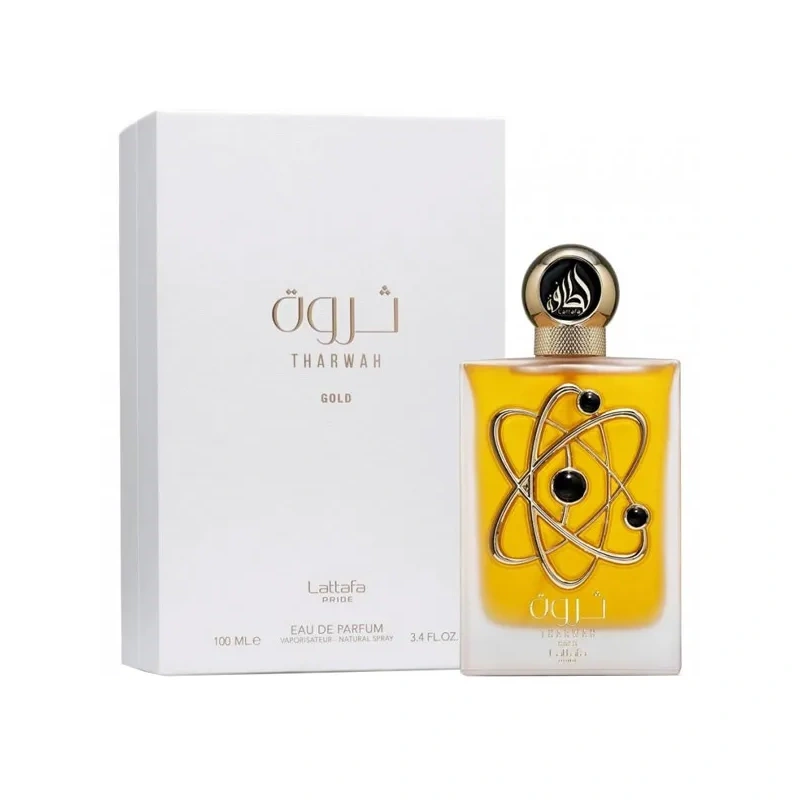 Perfume Feminino Lattafa Tharwah Gold EDP 100 ml